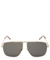 SAINT LAURENT OVERSIZED SQUARE SUNGLASSES,5057865639833