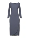 Chiara Boni La Petite Robe Midi Dress In Grey