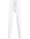 Brunello Cucinelli Ivory  Drawstring Track Pants In Grey