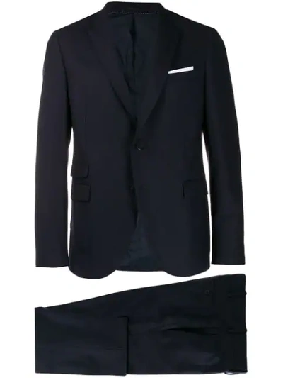 Neil Barrett Classic Two-piece Suit - 蓝色 In Dark Blue