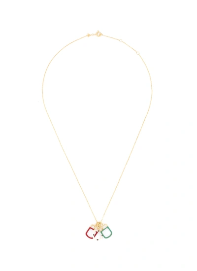 Aliita 'ice Pop' Pendant 9k Yellow Gold Necklace