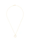 ALIITA 'Corazon' diamond heart pendant 9k yellow gold necklace