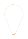 ALIITA 'NADADORA COMPLETO' SWIMMER PENDANT 9K YELLOW GOLD NECKLACE