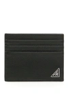 PRADA TRIANGLE CARDHOLDER,10978395