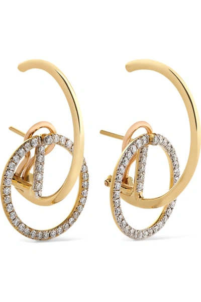 Ana Khouri Brigid 18-karat Gold Diamond Earrings