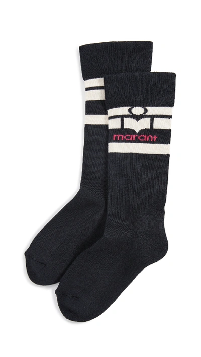 Isabel Marant Viby Socks In Black