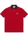 GUCCI POLO WITH GG EMBROIDERY