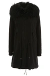 MR & MRS ITALY LONG PARKA WITH FUR,10978409