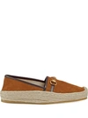 GUCCI MEN'S SUEDE HORSEBIT ESPADRILLE