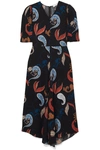 SEE BY CHLOÉ PAISLEY-PRINT CREPE MIDI DRESS