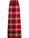 DSQUARED2 FLANNEL CHECKED LONG SKIRT