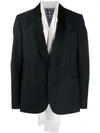 ALEXANDER MCQUEEN EVENING SCARF TUXEDO JACKET