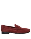 TOD'S TOD'S MAN LOAFERS BRICK RED SIZE 9 LEATHER,11378042NB 9