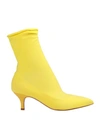 Luca Valentini Ankle Boot In Yellow