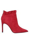 Liu •jo Ankle Boots In Red