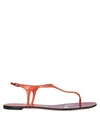 Casadei Flip Flops In Orange