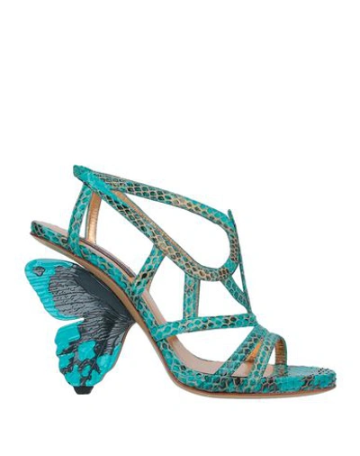 Alberto Guardiani Sandals In Turquoise