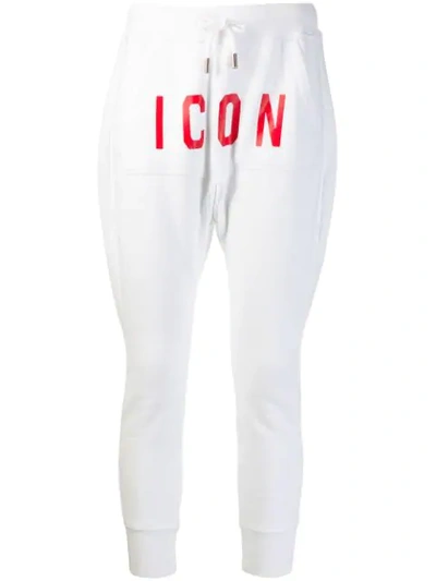 Dsquared2 Icon Sports Trousers In White