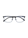 Lacoste Square Frame Glasses In Blue