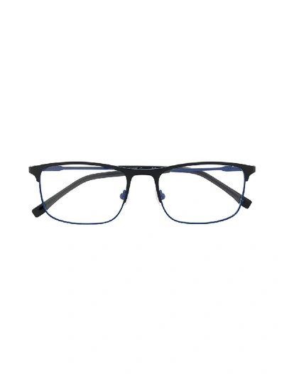 Lacoste Square Frame Glasses In Blue