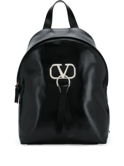 Valentino Garavani Vring Backpack In Black