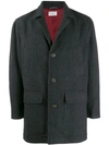 BRUNELLO CUCINELLI CHECK MIDI COAT