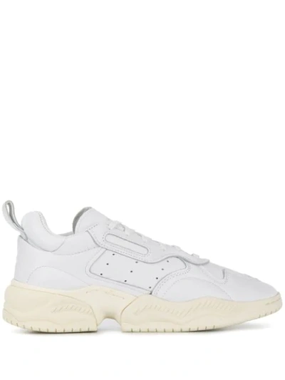 Adidas Originals Supercourt 90s Leather Sneakers In Bianco