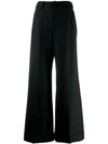 BRUNELLO CUCINELLI BRUNELLO CUCINELLI FLARED TROUSERS - BLACK