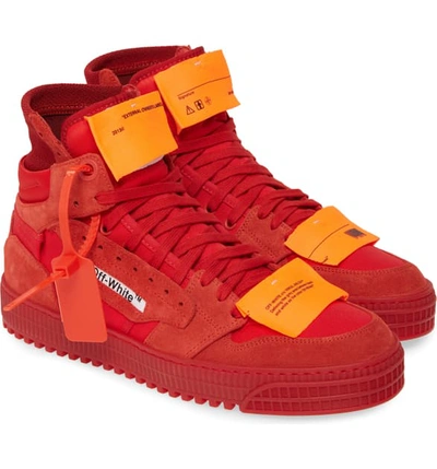 Off-white Red Off Court 3.0 High-top Sneakers In Red
