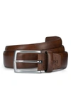 ALLEN EDMONDS GLASS AVENUE LEATHER BELT,1015592