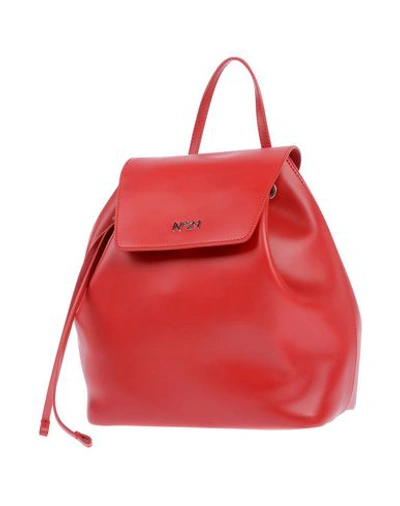 N°21 Backpack & Fanny Pack In Red