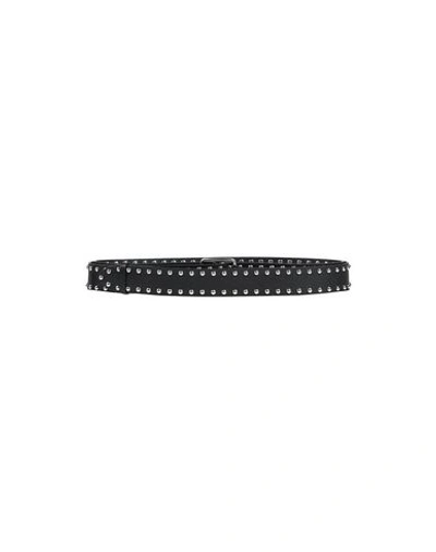 Alexander Mcqueen Regular Belt In Black