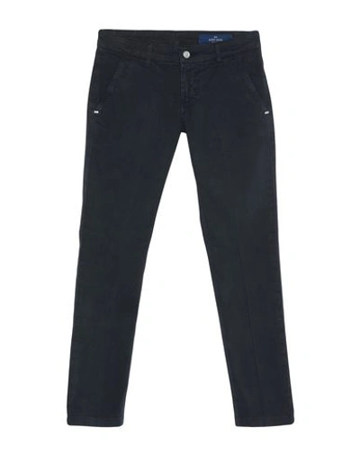 Entre Amis Casual Pants In Dark Blue