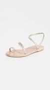 Ancient Greek Sandals Silver Eleftheria Sandals In Platinum