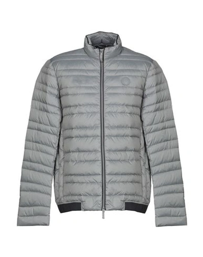 Armani Exchange Quilted Down Jacket Grey