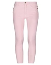 Cycle Woman Pants Pink Size 27 Cotton, Elastane In Pink