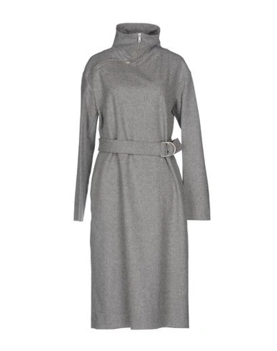 Celine Midi Dress In Light Grey