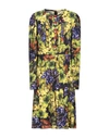 Dolce & Gabbana Midi Dresses In Yellow