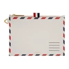 THOM BROWNE THOM BROWNE WHITE LARGE AIRMAIL COIN PURSE