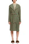 ECKHAUS LATTA OPENING CEREMONY LONG PLAID COAT,ST214252