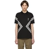 NEIL BARRETT NEIL BARRETT BLACK MODERNIST POLO