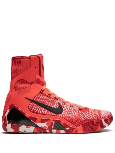 Nike Kobe 9 Elite "christmas" Sneakers In Red