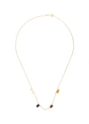 ALIITA 'Deleite' gemstone station 9k yellow gold necklace