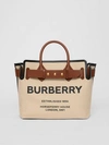 BURBERRY The Medium Cotton Canvas Triple Stud Belt Bag