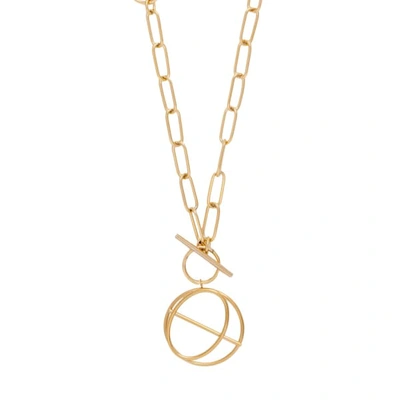 Wanderlust + Co Infusion Gold Toggle Necklace