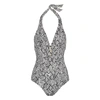 HEIDI KLEIN Mombasa python-print halterneck swimsuit