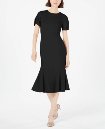 Calvin klein trumpet dress hotsell