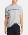 Polo Ralph Lauren Polo Sport Graphic-print Cotton-jersey T-shirt In Andover Heather