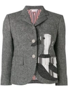 THOM BROWNE FRAYED DUCK CLASSIC SPORT COAT