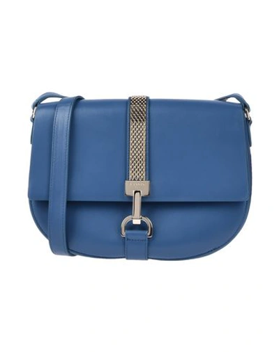 Lanvin Cross-body Bags In Slate Blue